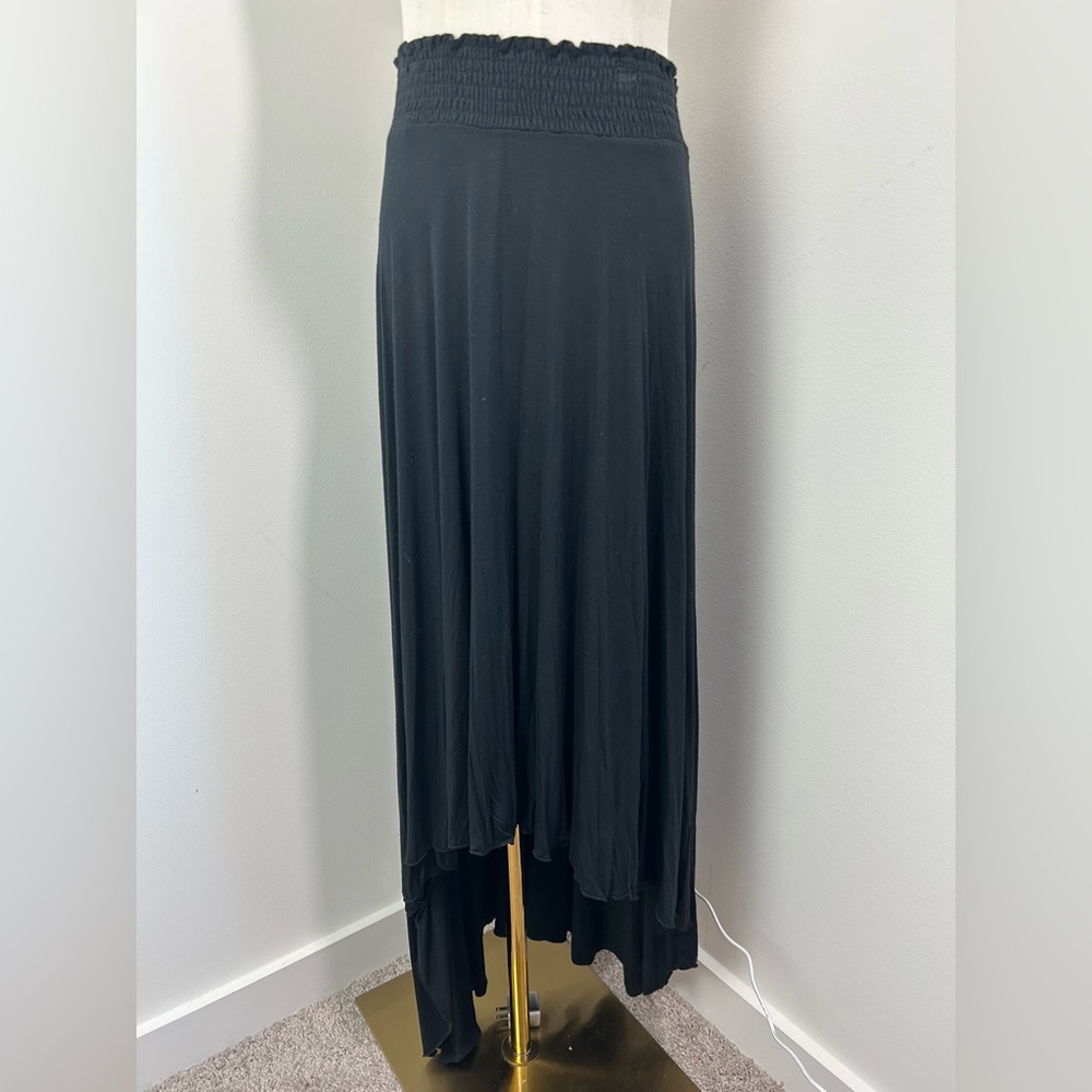 MALLOY High-Low Flowy Skirt